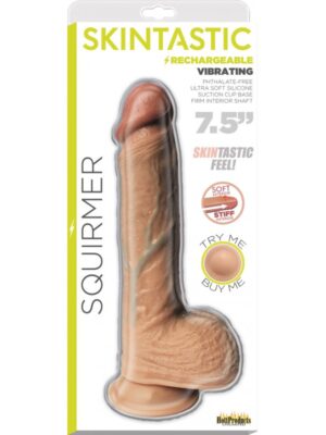 squirmer skintastic series rechargeable 7.5 inch squirmer skintastic series rechargeable 7.5 inch
