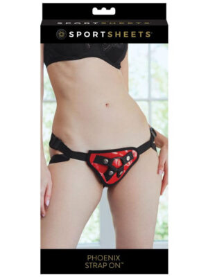 entry level strap on red