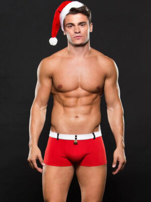 2 piece sexy santa set medium/large red