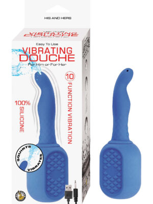 vibrating douche blue vibrating douche blue