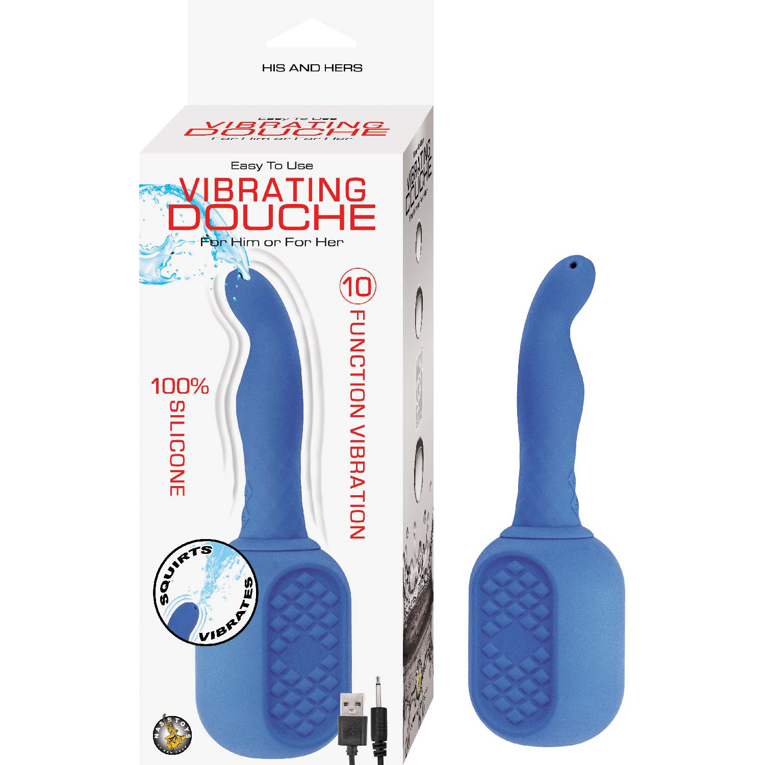vibrating douche blue
