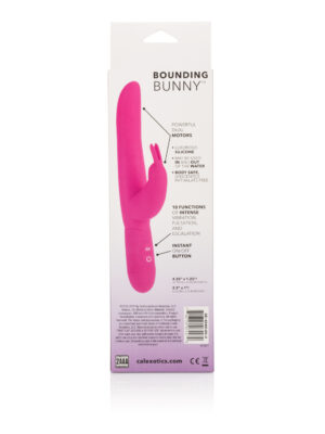 posh 10 function silicone bounding bunny pink