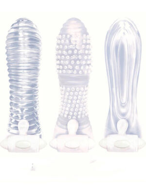 icon brands vibrating sextenders 3 pack clear
