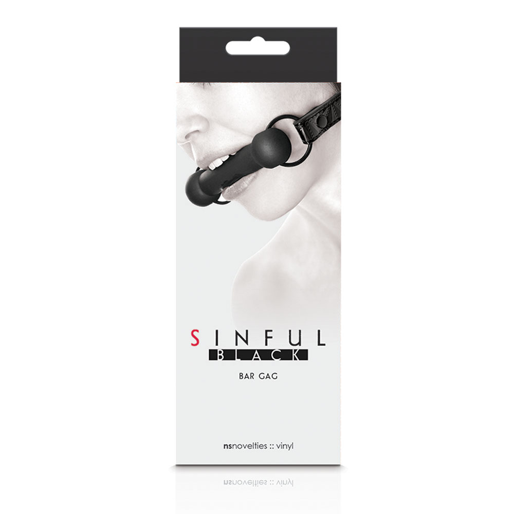 sinful bar gag black sinful bar gag black