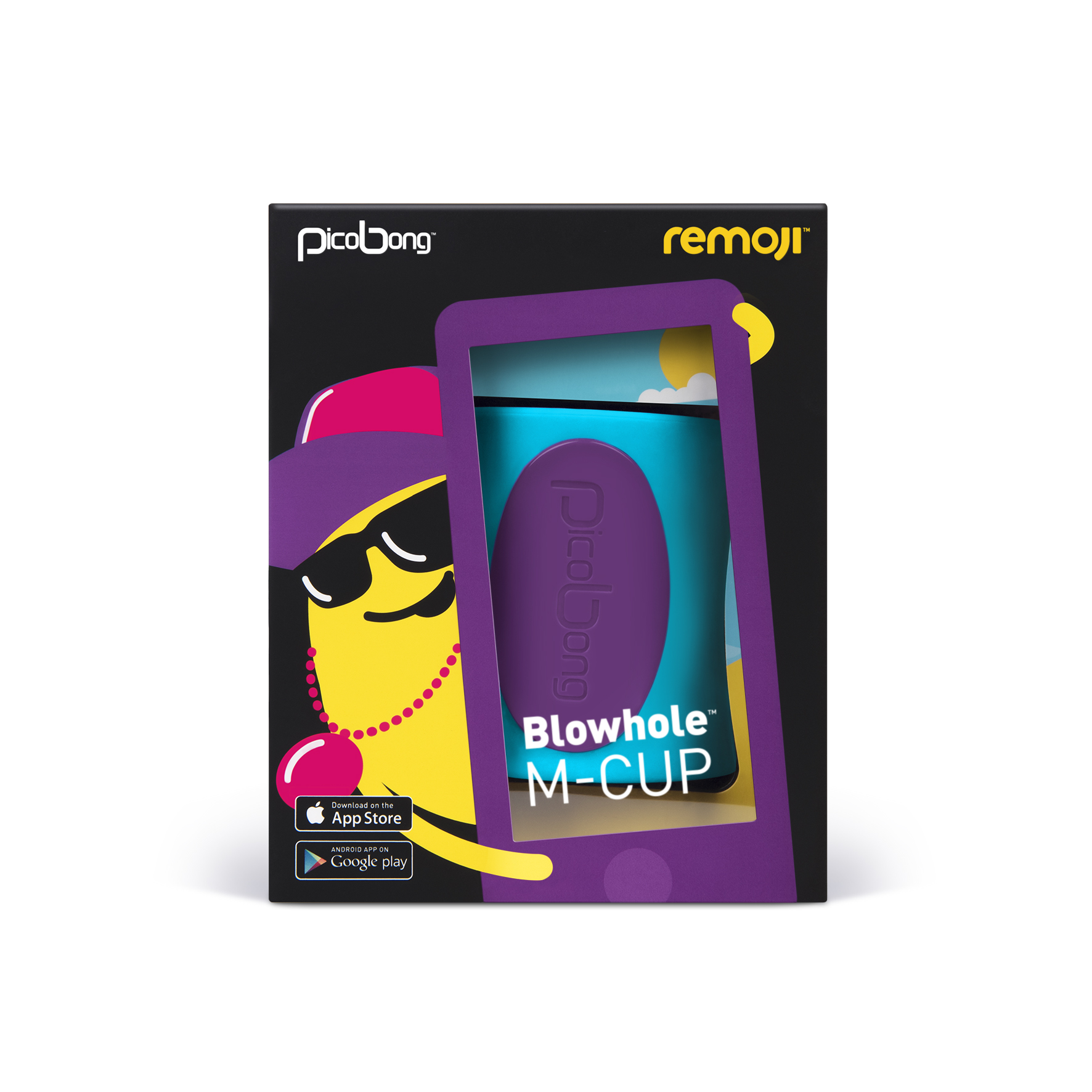 remoji blowhole m cup blue
