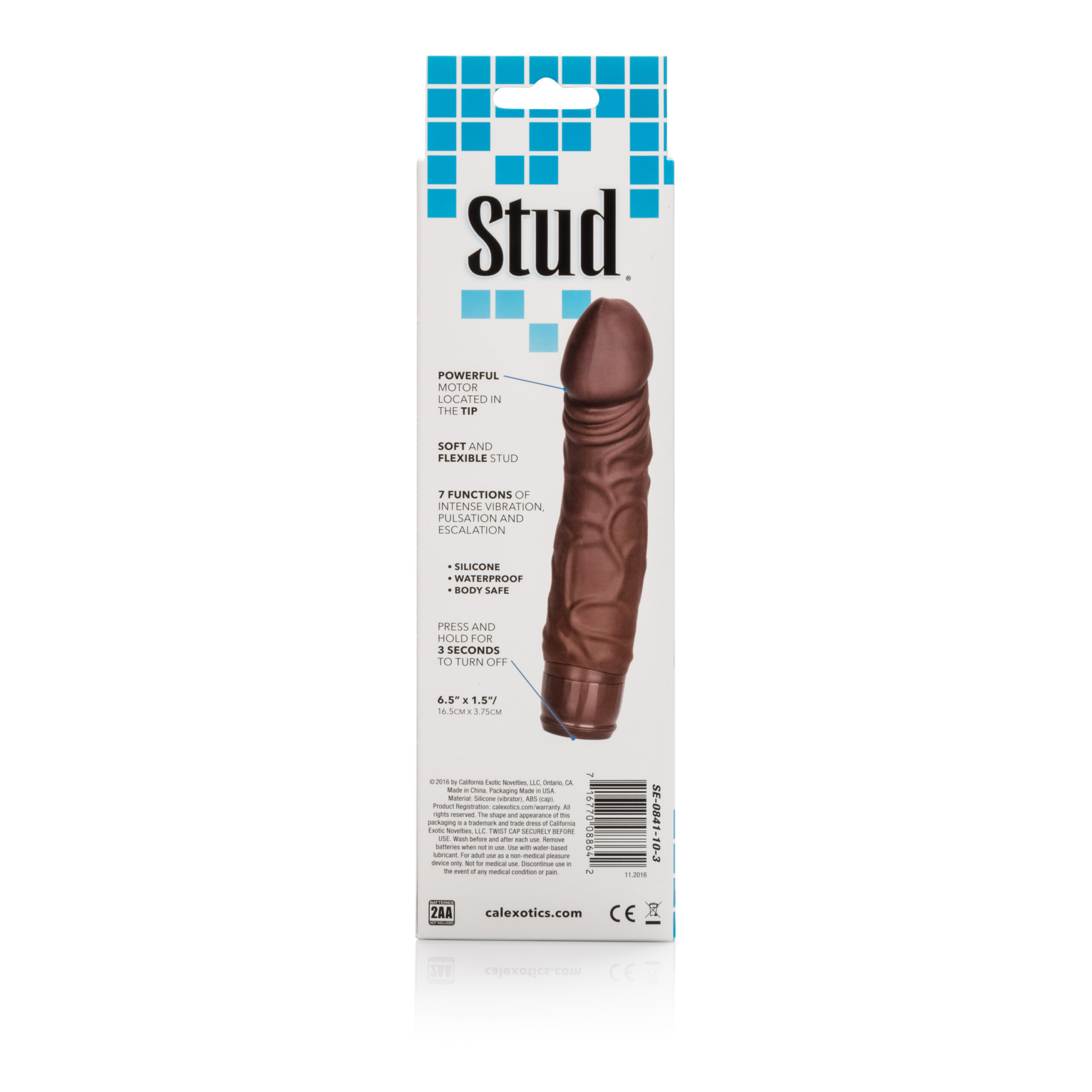 silicone studs woody brown