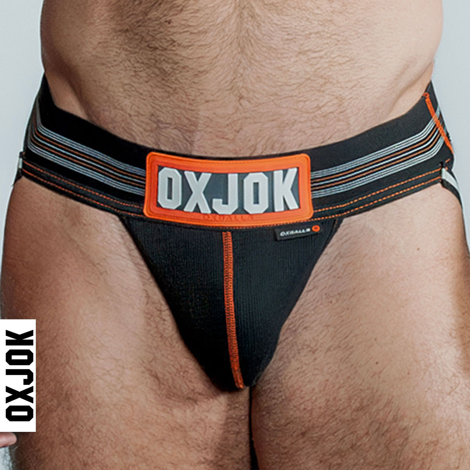slingjock upthrust slider strap jock black iron medium
