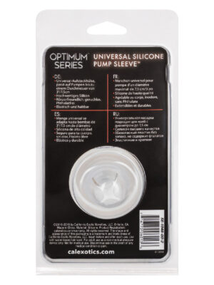 universal silicone pump sleeve clear