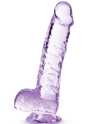 naturally yours 6 inch crystalline dildo amethyst