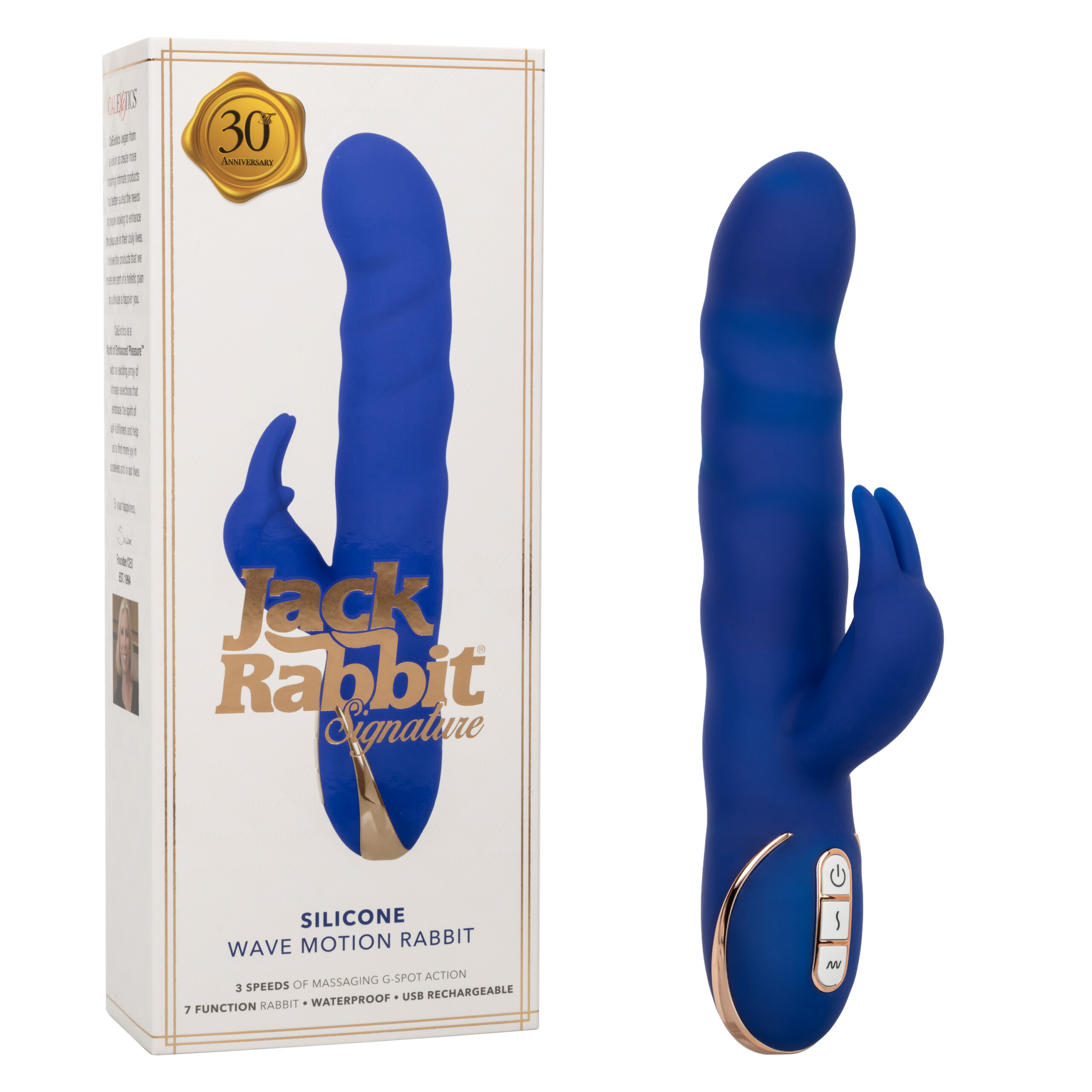 jack rabbit signature silicone wave motion rabbit blue jack rabbit signature silicone wave motion rabbit blue