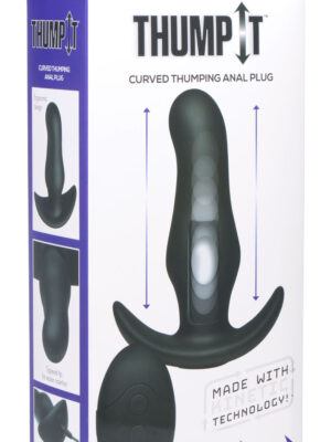 thump it curved silicone butt plug