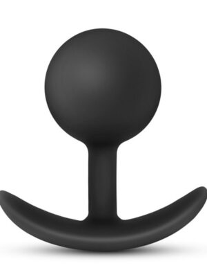 anal adventures platinum silicone vibra plug black anal adventures platinum silicone vibra plug black