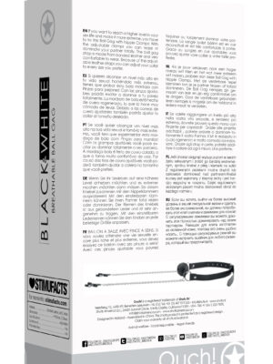 breathable ball gag with nipple clamps black