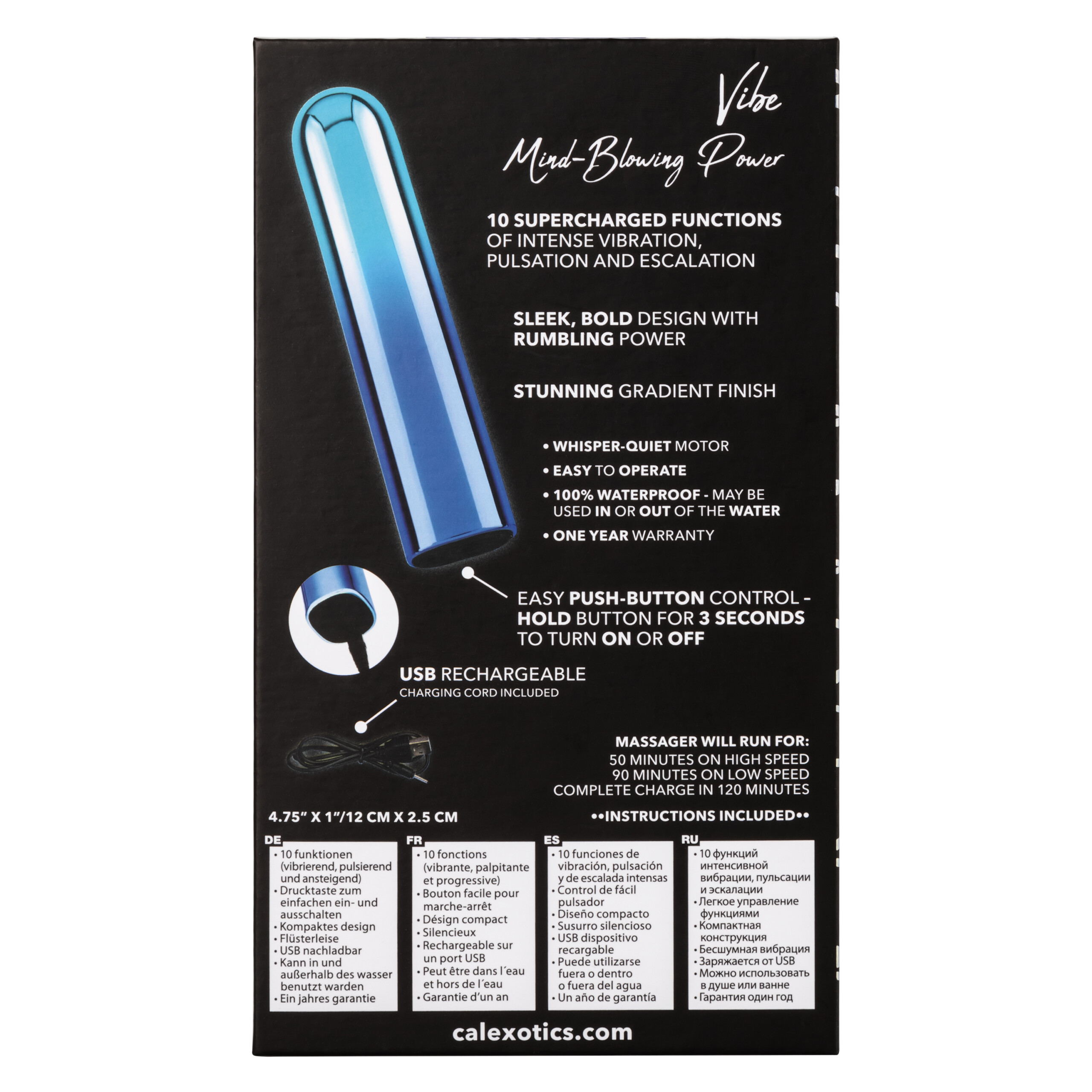 glam vibe blue