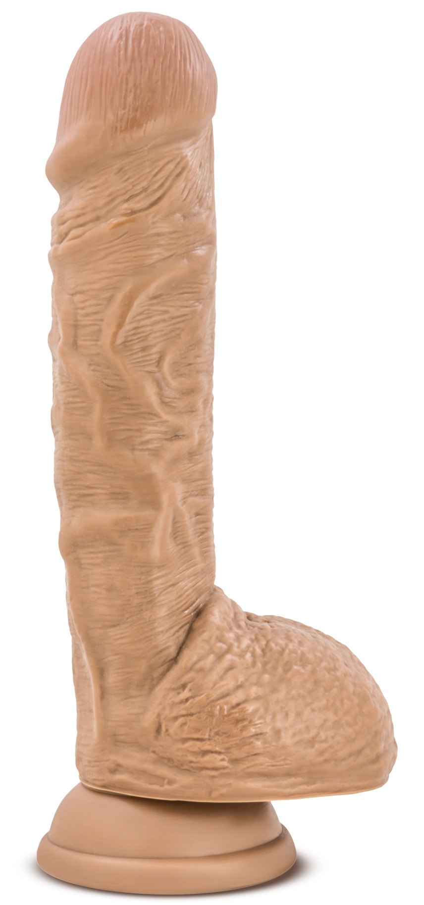 au naturel big billy 9 inch dildo mocha