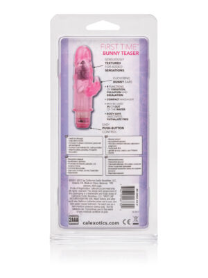 first time bunny teaser pink