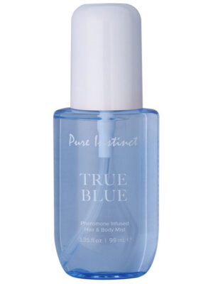 pure instinct pheromone hair and body mist true blue 3.35oz pure instinct pheromone hair and body mist true blue 3.35oz
