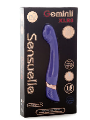sensuelle gemini xlr8 14f double motor vibe ultra violet