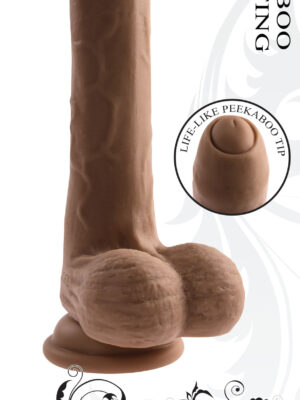 peek a boo vibrating dildo dark peek a boo vibrating dildo dark