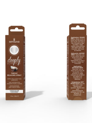 deeply love you throat relaxing spray chocolate coconut 1 fl. oz. deeply love you throat relaxing spray chocolate coconut 1 fl. oz.