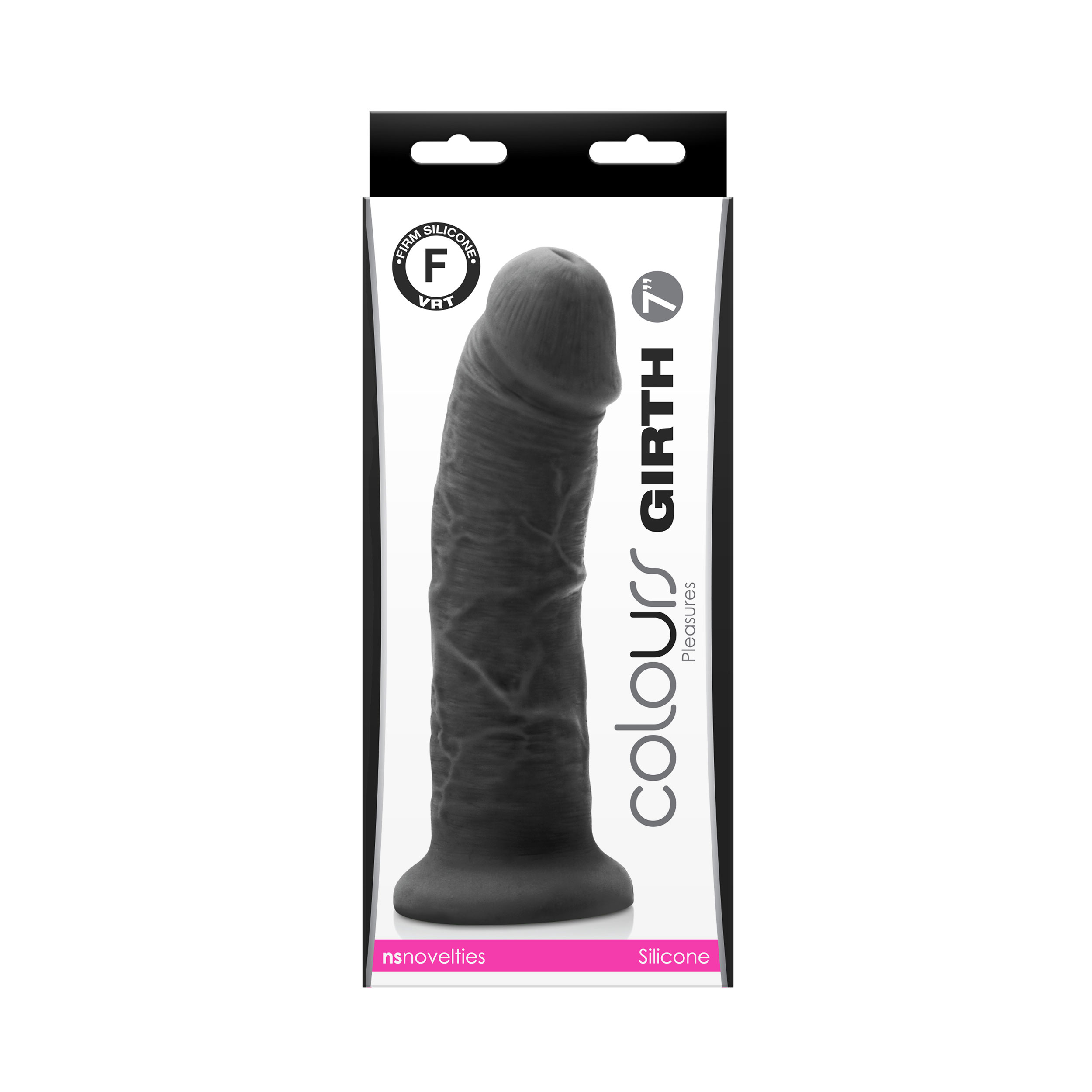 colours girth 7 inch dildo black colours girth 7 inch dildo black
