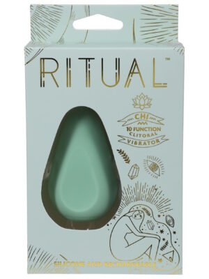 ritual chi rechargeable silicone clit vibe mint