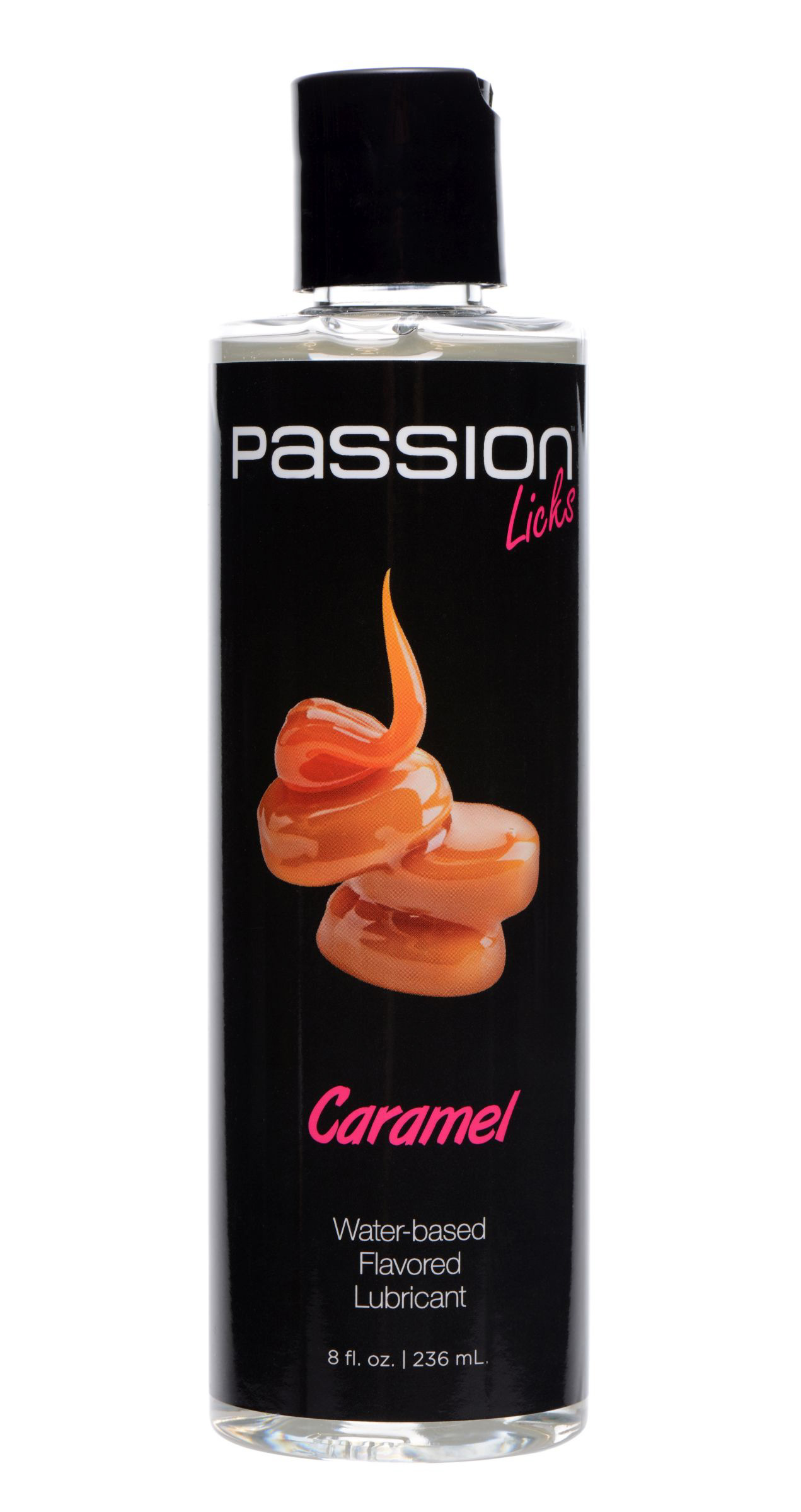 passion licks caramel water based flavored lubricant 8 oz