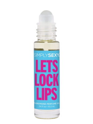 simply sexy pheromone perfume oil lets lock lips roll on .34 oz