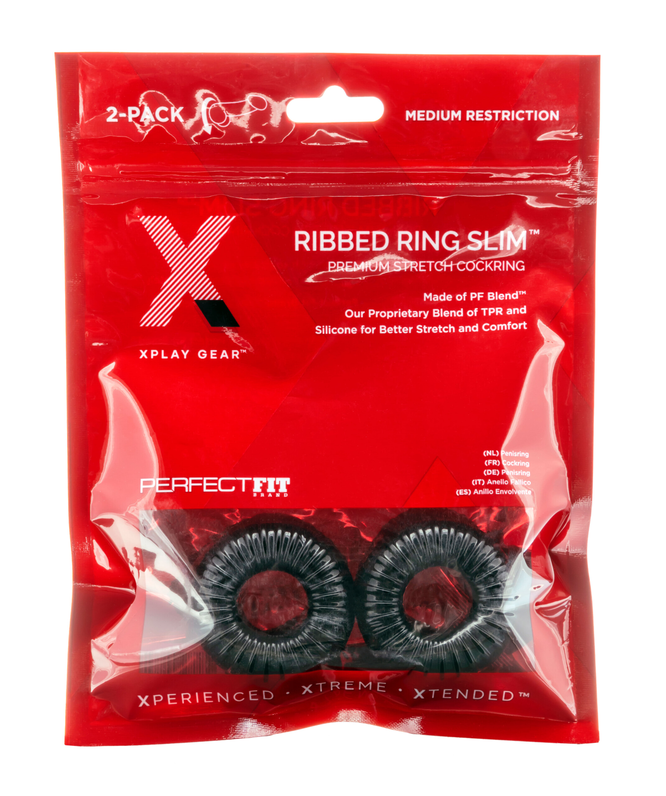 xplay pf blend premium stretch ribbed ring slim 2 pack xplay pf blend premium stretch ribbed ring slim 2 pack