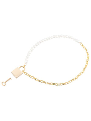 pearl day collar white/gold