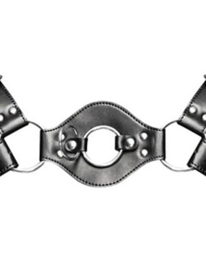 libra leather harness black