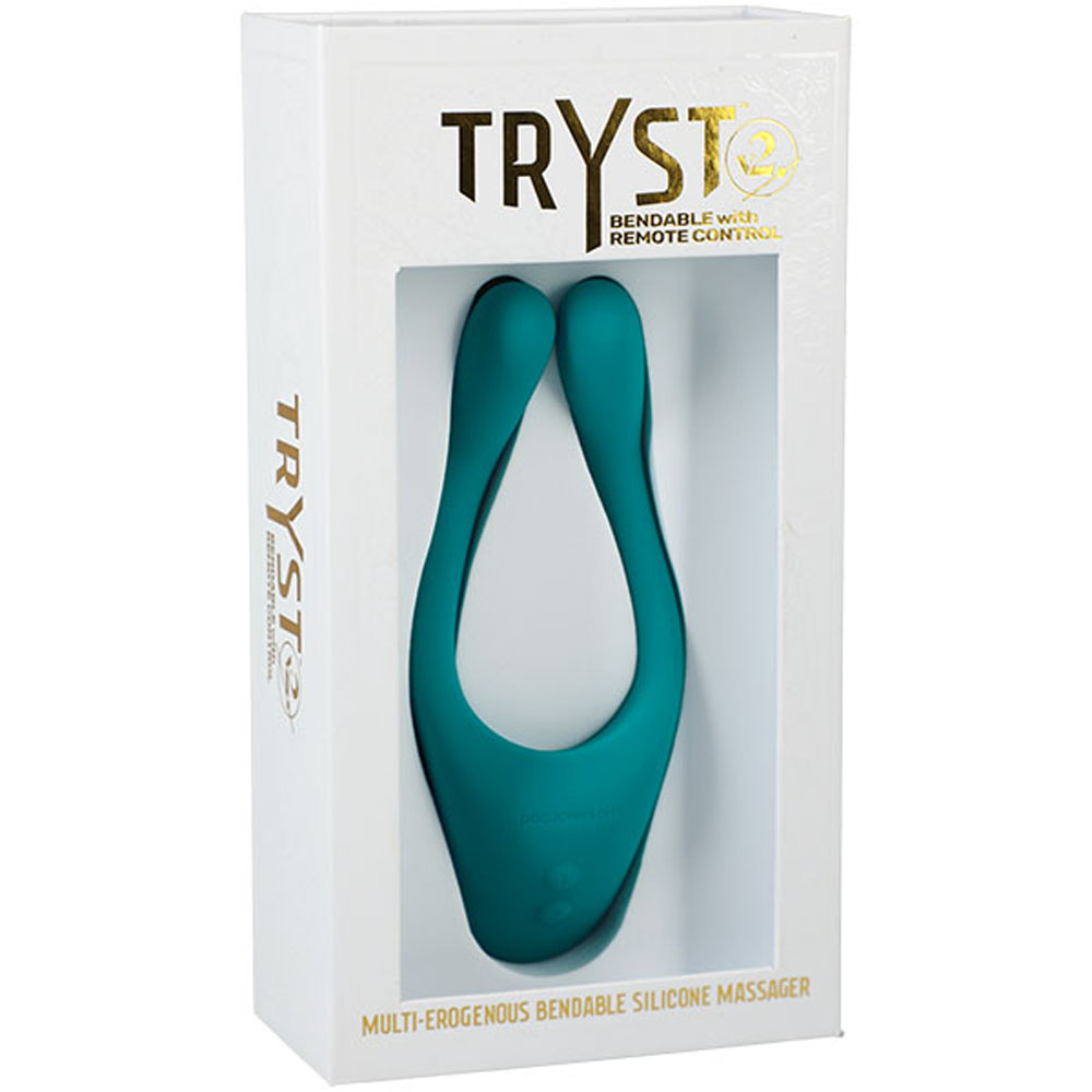 tryst v2 bendable multi erogenous zone massager with remote