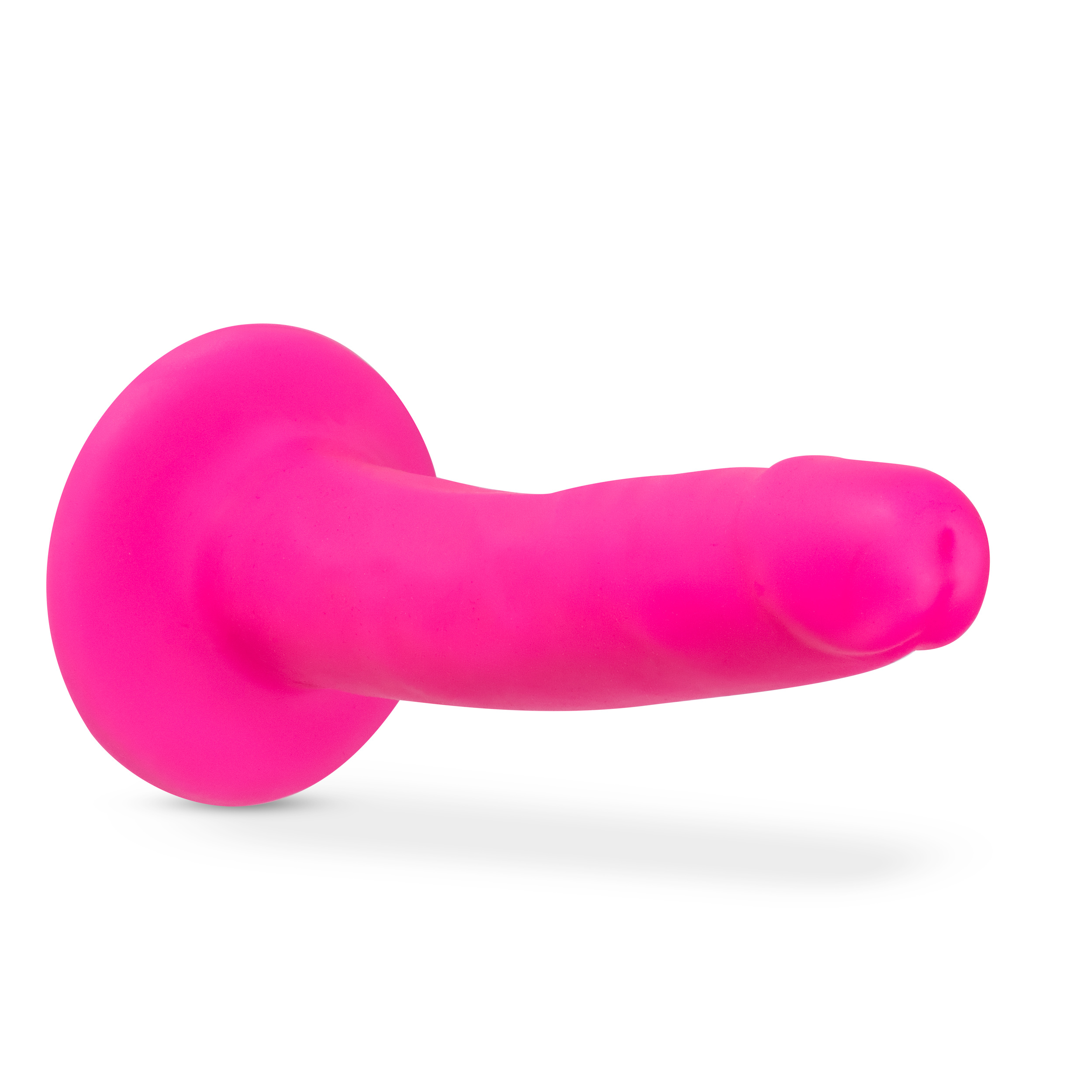 neo elite 6 inch silicone dual density cock neon pink