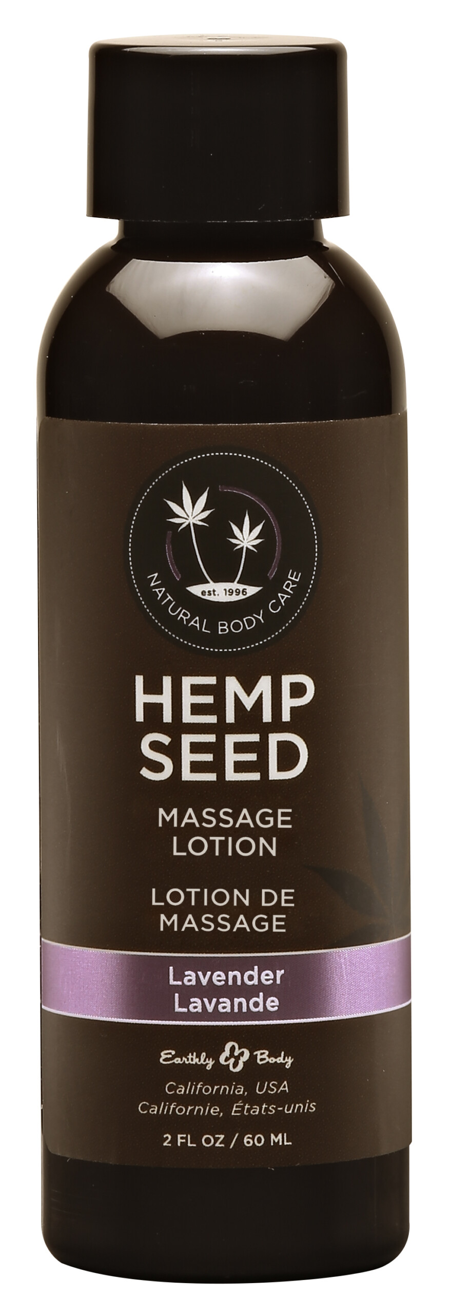 hemp seed massage lotion lavender 2 fl. oz. / 60 ml