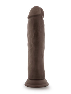 dr. skin plus 9 inch posable thick dildo chocolate