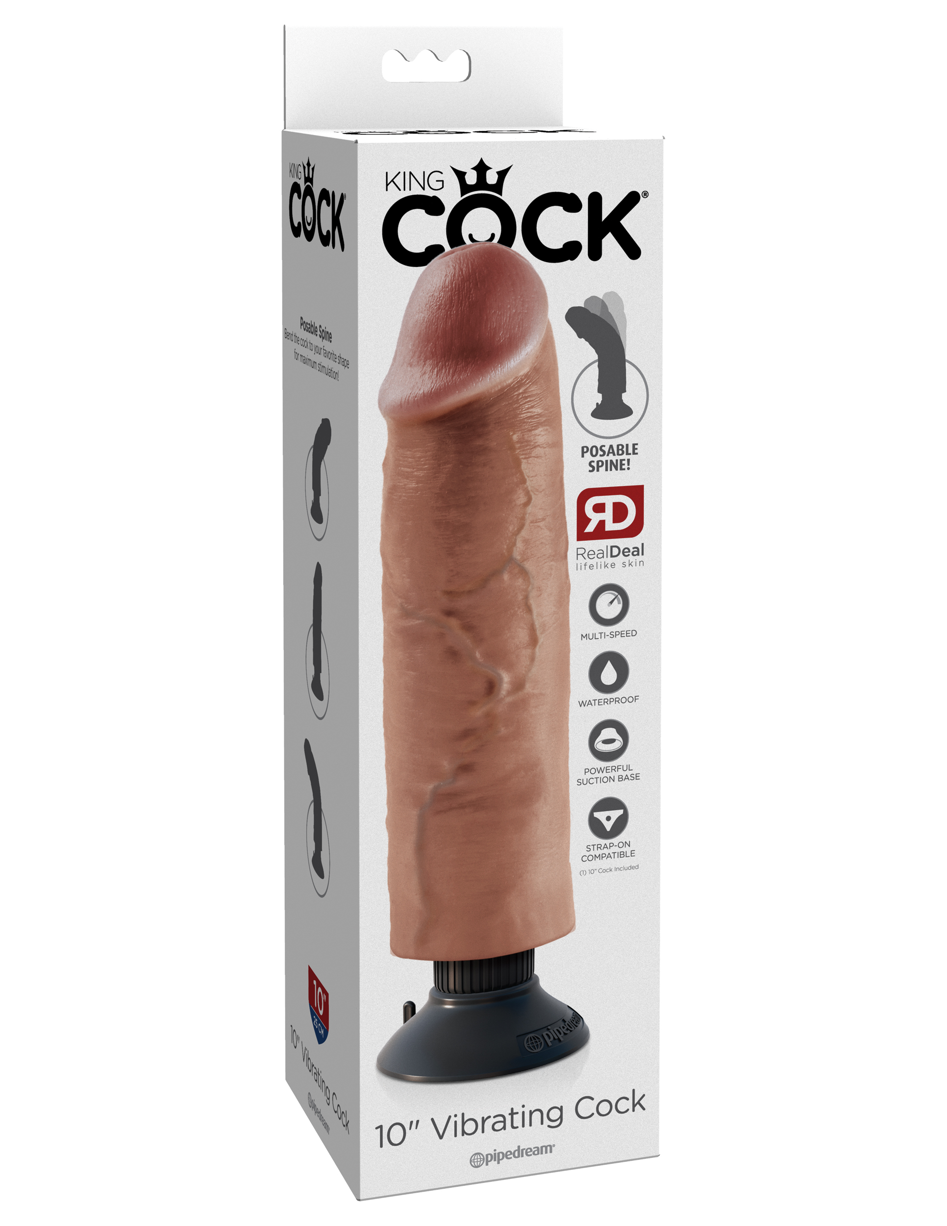 king cock 10 inch vibrating cock tan king cock 10 inch vibrating cock tan