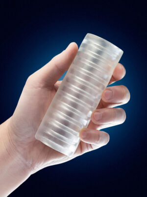 rize ribz glow in the dark self lubricating stroker clear rize ribz glow in the dark self lubricating stroker clear