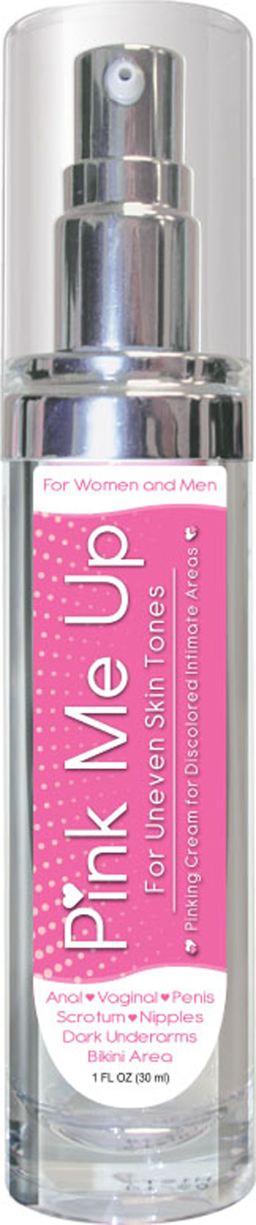 pink me up intimate area lightening cream 1 oz bottle