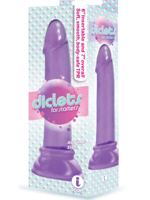 the 9's diclet's 7 inch jelly dong purple
