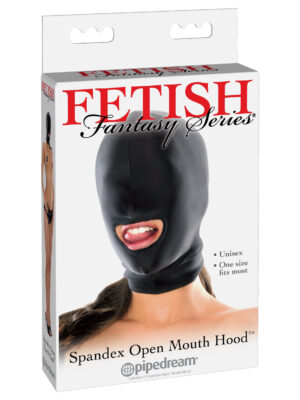 fetish fantasy series spandex open mouth hood