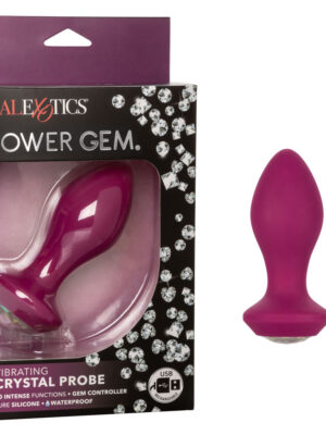 power gem vibrating crystal probe purple