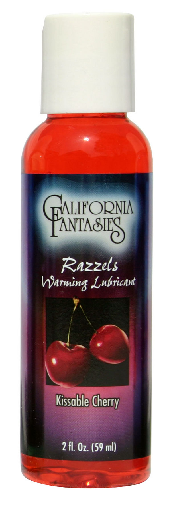 razzels warming lubricant kissable cherry 2.5 fl. oz. bottle