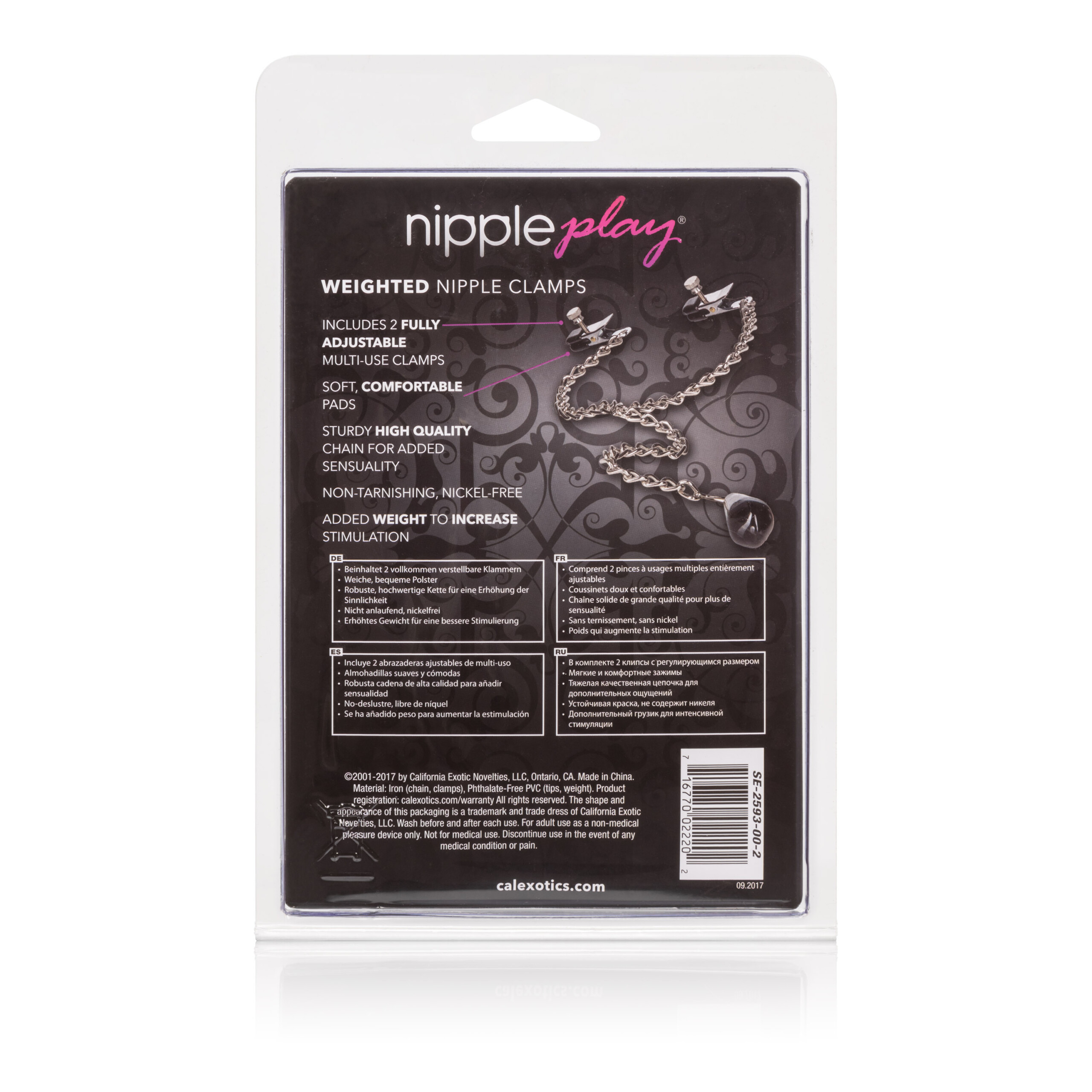 weighted nipple clamps