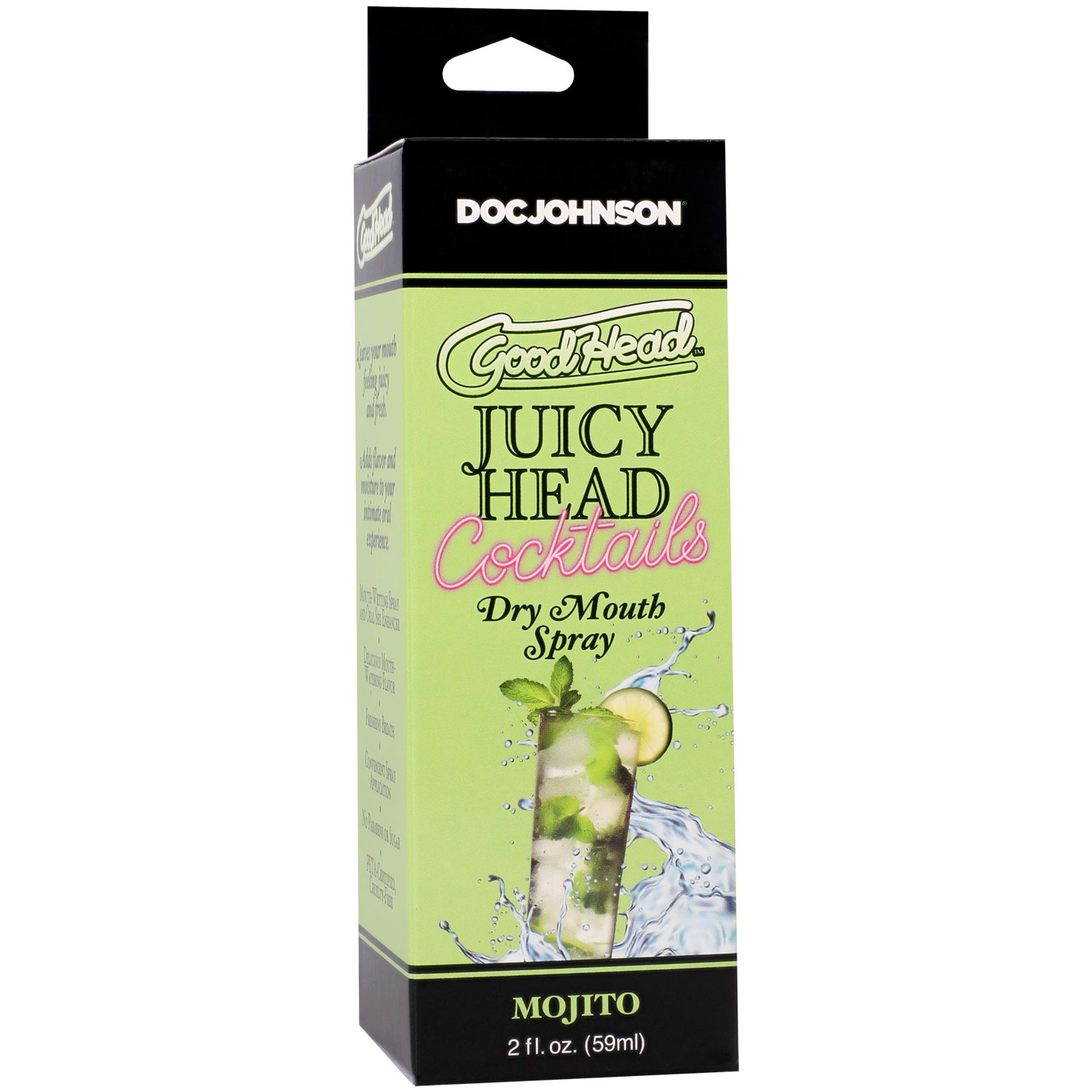 goodhead juicy head cocktails dry mouth spray mojito 2oz