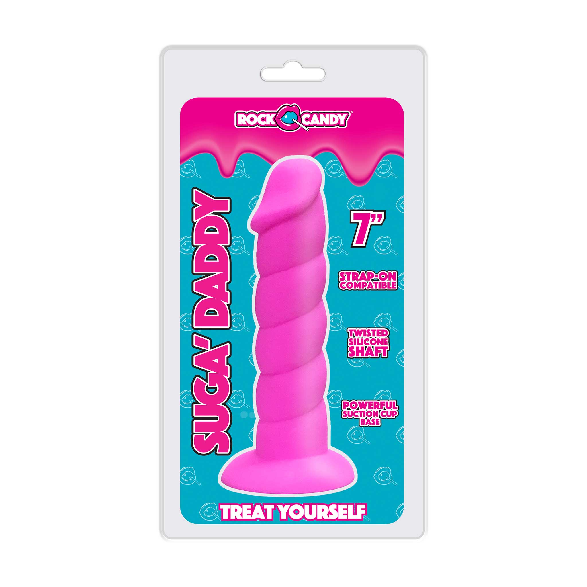 suga daddy 7 inch dong pink