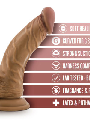 dr. skin dr. stephen 6.5 inch dildo with balls tan