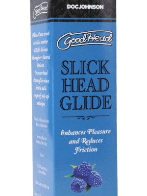 goodhead slick head glide blue raspberry 4 oz. goodhead slick head glide blue raspberry 4 oz.