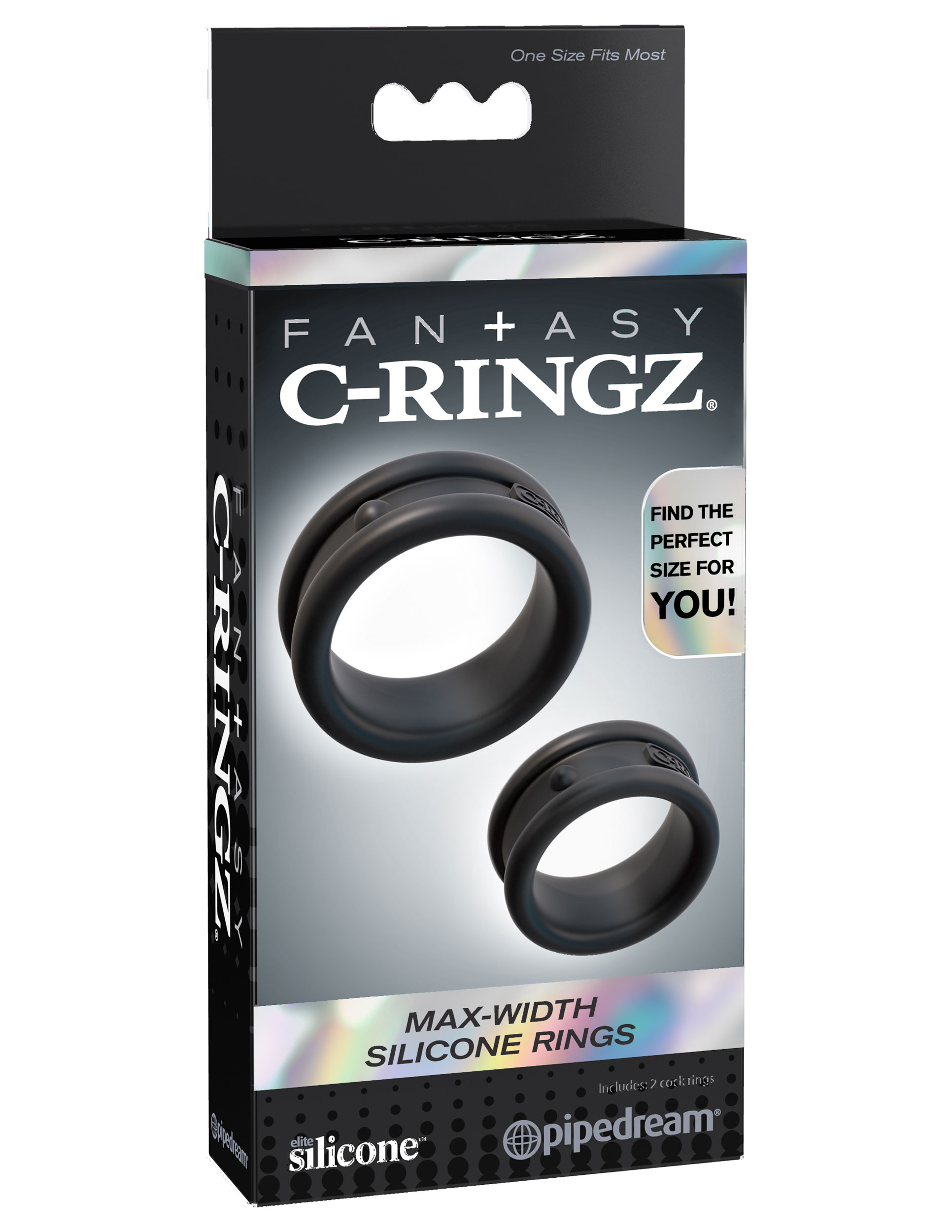 fantasy c ringz max width silicone rings black fantasy c ringz max width silicone rings black