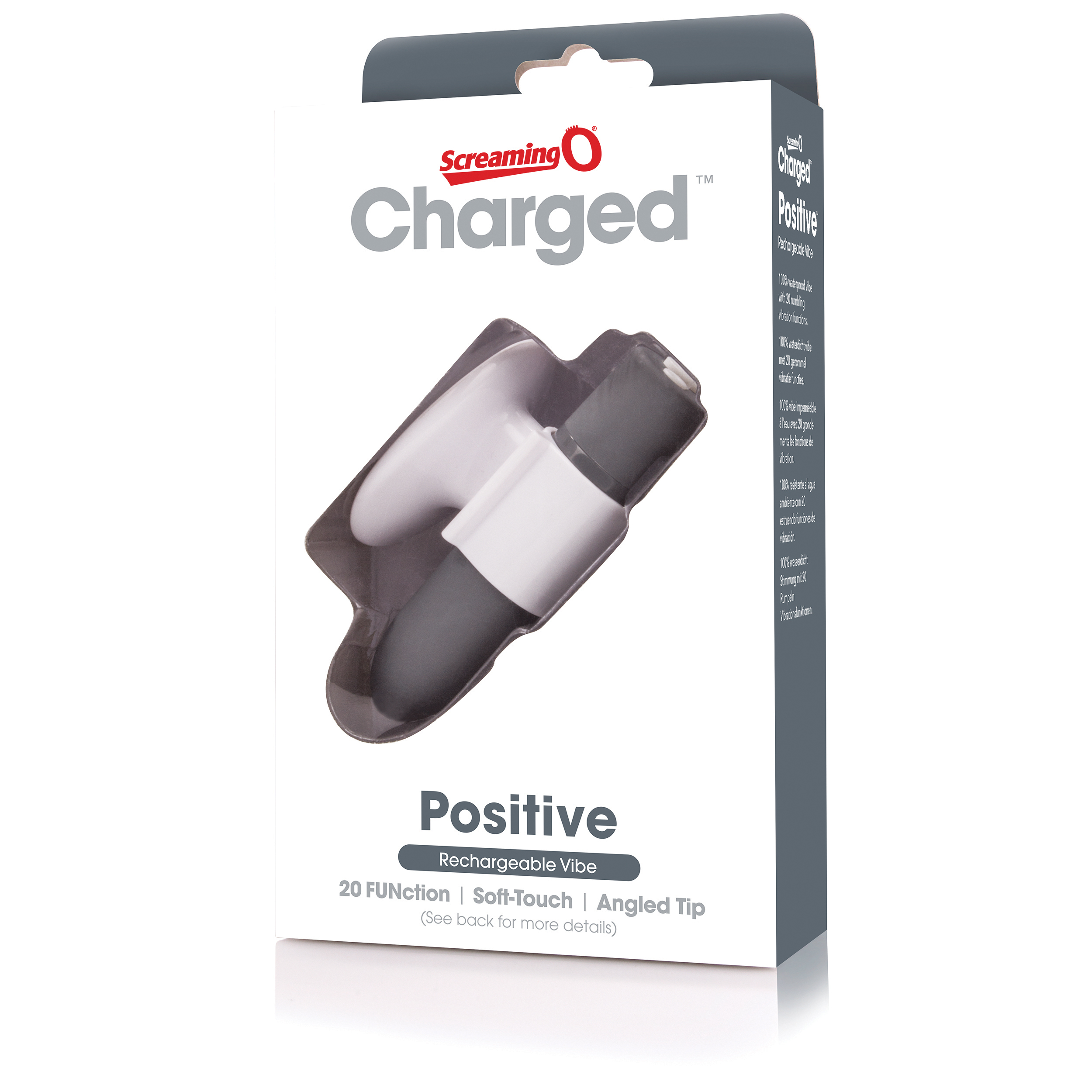charged positive rechargeable vibe grey charged positive rechargeable vibe grey