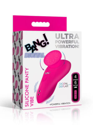 silicone panty vibe with digital remote pink silicone panty vibe with digital remote pink